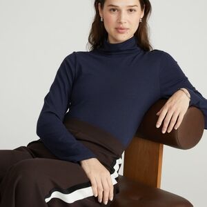 NWT Universal Standard Navy Turtleneck, 14W